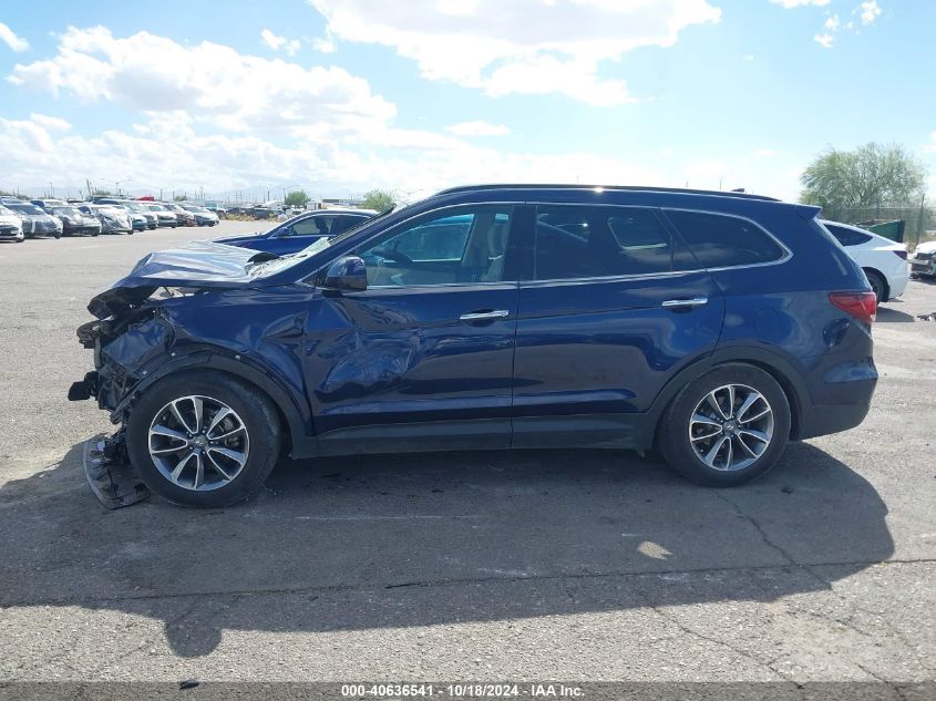 2017 Hyundai Santa Fe Se VIN: KM8SM4HF9HU206222 Lot: 40636541