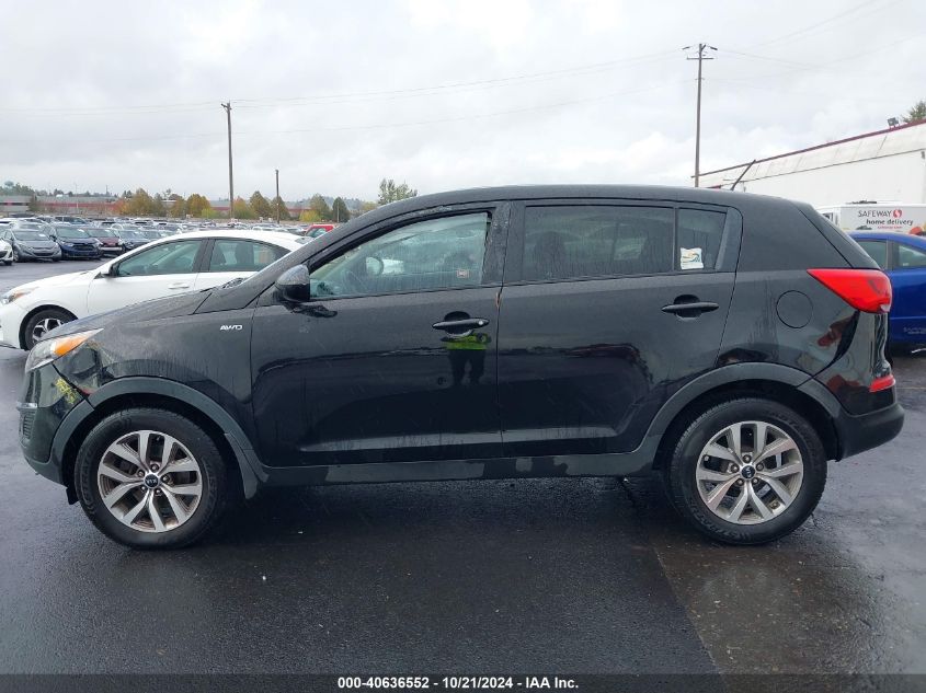 2014 Kia Sportage Lx VIN: KNDPBCAC9E7585419 Lot: 40636552