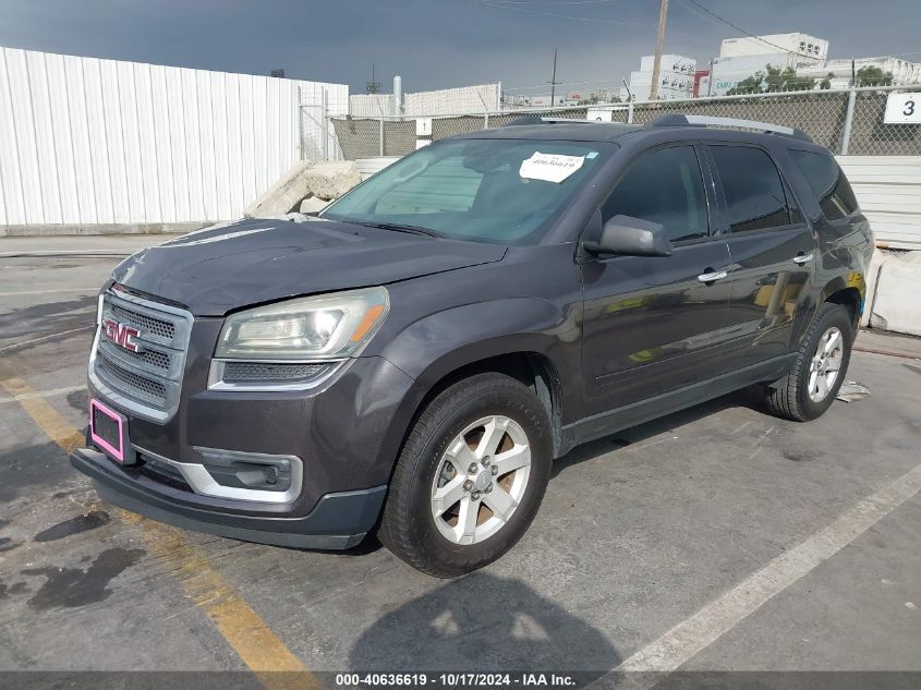 VIN 1GKKRPKD9FJ215455 2015 GMC Acadia, Sle-2 no.2