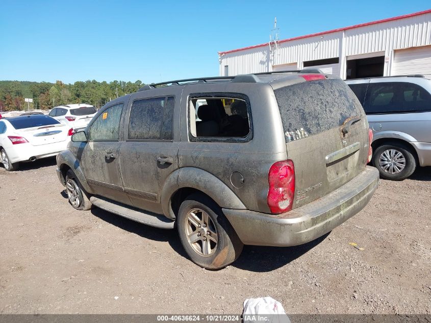 2005 Dodge Durango Slt VIN: 1D4HB48N25F568696 Lot: 40636624