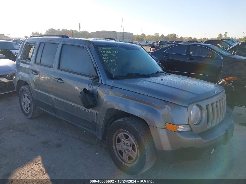 VIN 1C4NJPBA9ED535426 2014 Jeep Patriot, Sport no.1