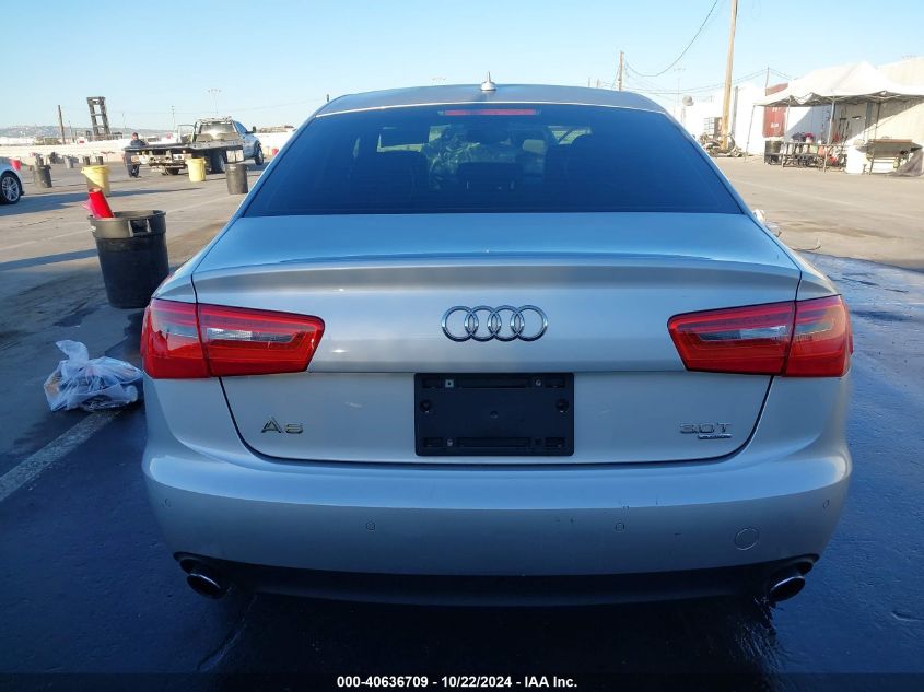 2014 Audi A6 3.0T Premium Plus VIN: WAUFGAFC7EN041195 Lot: 40636709