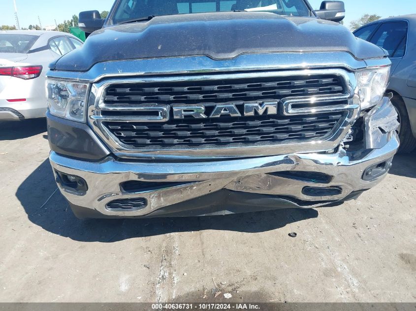 2022 Ram 1500 Big Horn 4X2 5'7 Box VIN: 1C6RREFG3NN249733 Lot: 40636731