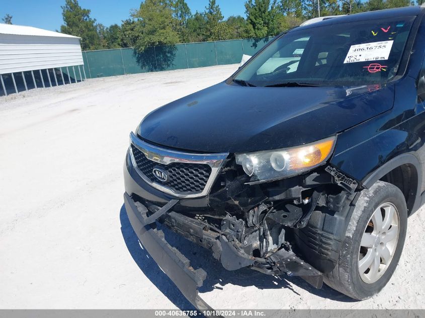 2013 Kia Sorento Lx V6 VIN: 5XYKT4A25DG410820 Lot: 40636755