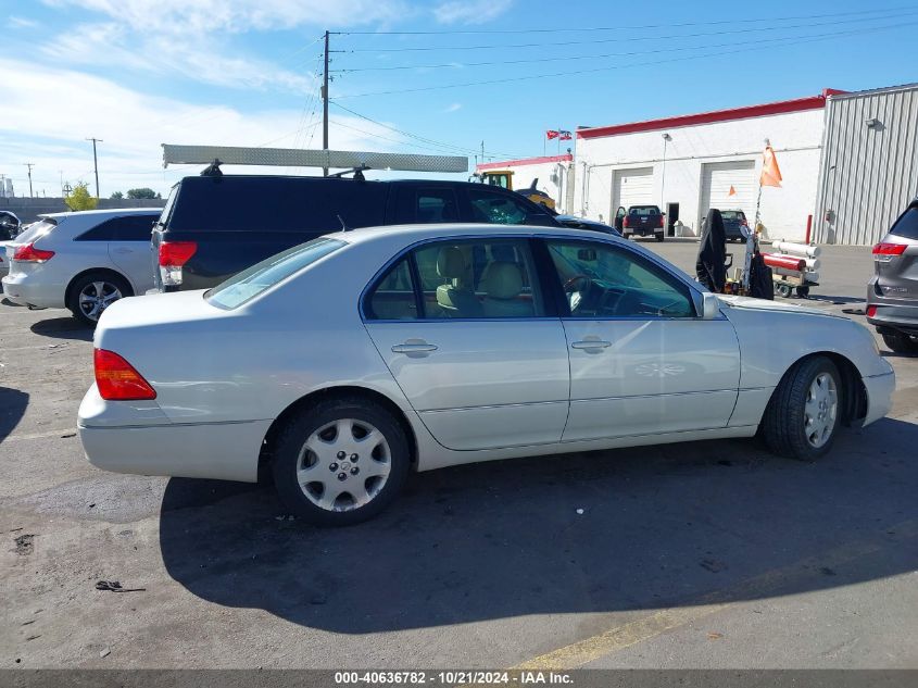 2001 Lexus Ls 430 VIN: JTHBN30F910017900 Lot: 40636782