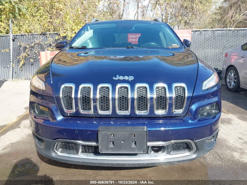 2014 Jeep Cherokee Limited VIN: 1C4PJMDB4EW192803 Lot: 40636791