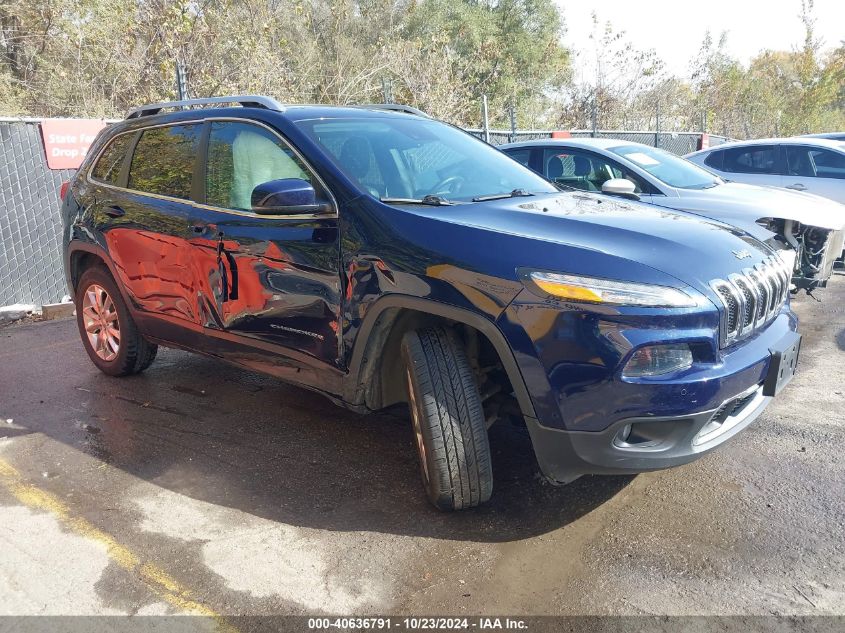 2014 Jeep Cherokee Limited VIN: 1C4PJMDB4EW192803 Lot: 40636791