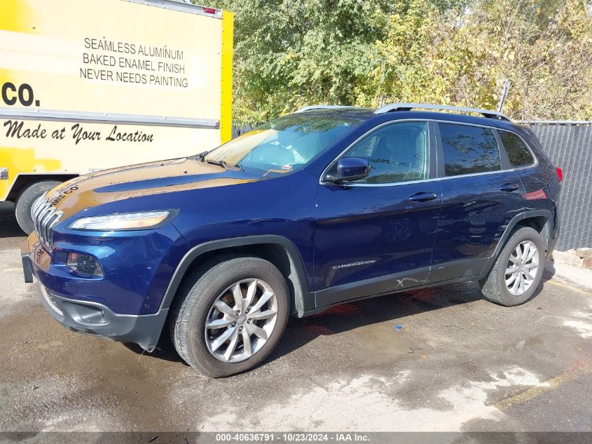 2014 Jeep Cherokee Limited VIN: 1C4PJMDB4EW192803 Lot: 40636791