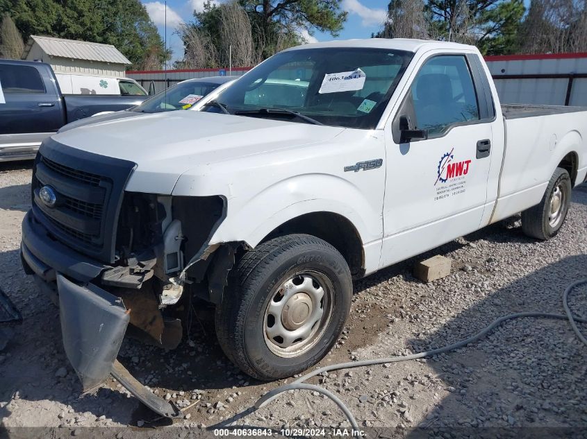 2014 Ford F-150 Xl VIN: 1FTMF1CMXEKD72302 Lot: 40636843