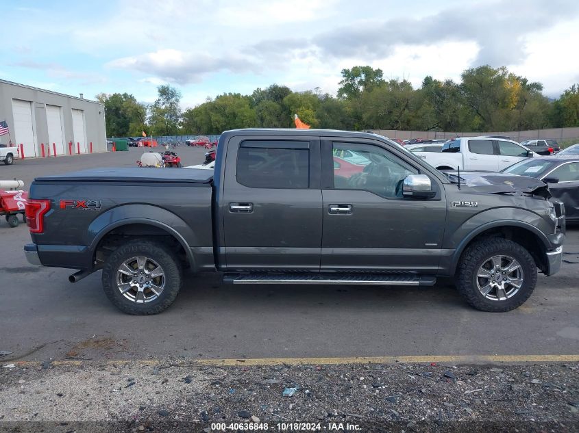 2017 Ford F-150 Lariat VIN: 1FTEW1EP0HKC18066 Lot: 40636848