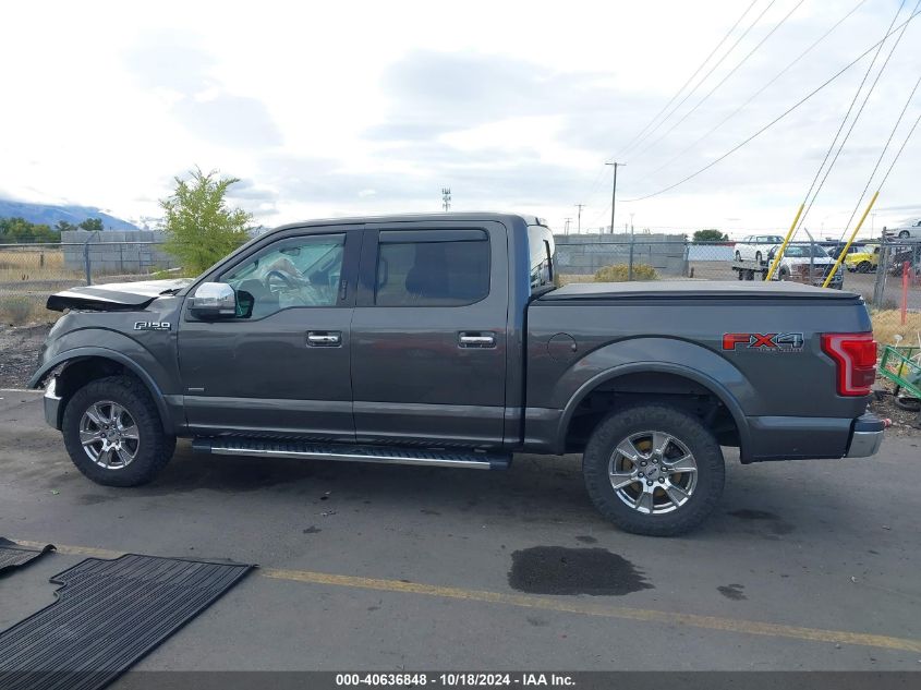 2017 Ford F-150 Lariat VIN: 1FTEW1EP0HKC18066 Lot: 40636848