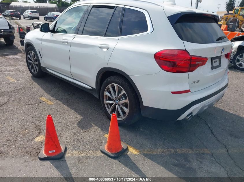 VIN 5UXTR7C59KLR53583 2019 BMW X3, Sdrive30I no.3