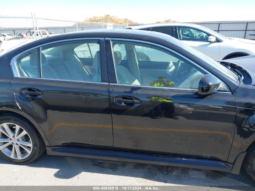 2013 Subaru Legacy 2.5I Premium VIN: 4S3BMCG6XD3008524 Lot: 40636918