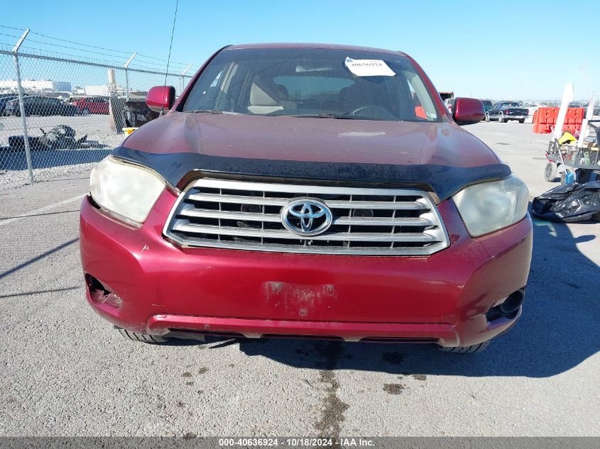 2008 Toyota Highlander VIN: JTEDS41A882017571 Lot: 40636924