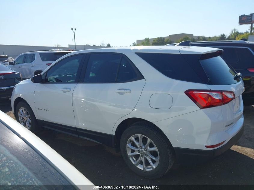 2019 Chevrolet Equinox Ls VIN: 3GNAXHEV4KS638077 Lot: 40636932