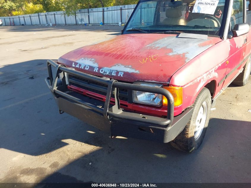 1996 Land Rover Discovery VIN: SALJN124XTA167856 Lot: 40636948