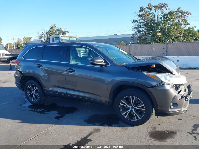 2018 Toyota Highlander Le VIN: 5TDZZRFH5JS255501 Lot: 40636949