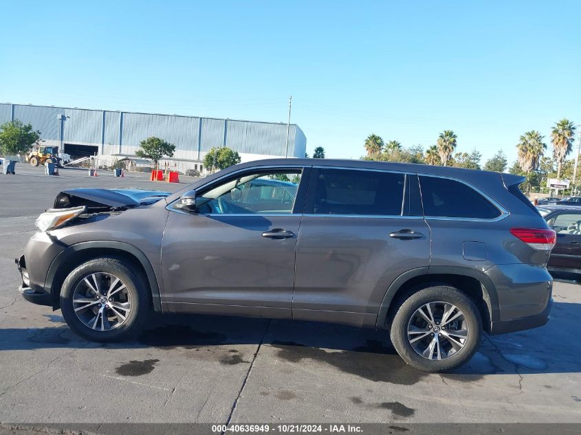 2018 Toyota Highlander Le VIN: 5TDZZRFH5JS255501 Lot: 40636949