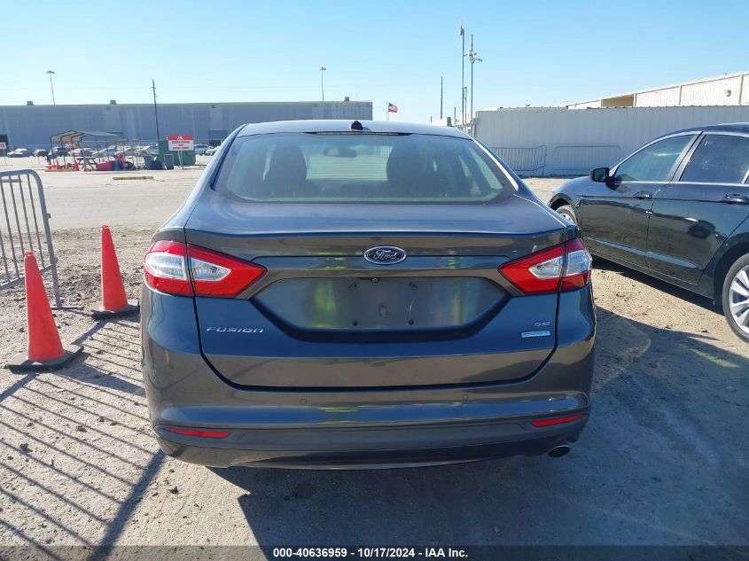 2016 Ford Fusion Se VIN: 3FA6P0HDXGR240928 Lot: 40636959