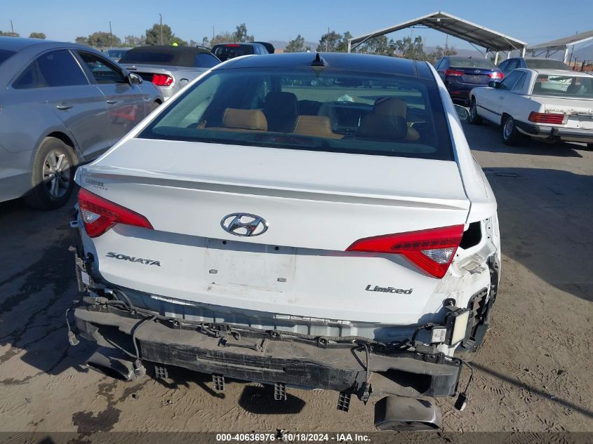 2015 Hyundai Sonata Limited VIN: 5NPE34AF8FH205990 Lot: 40636976