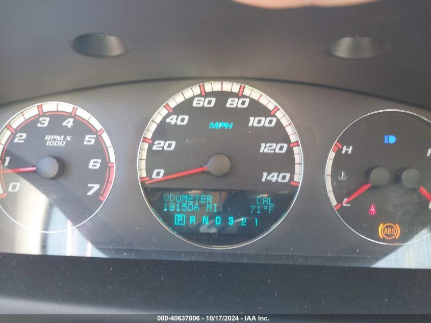 2007 Chevrolet Impala Ss VIN: 2G1WD58C979283890 Lot: 40637006