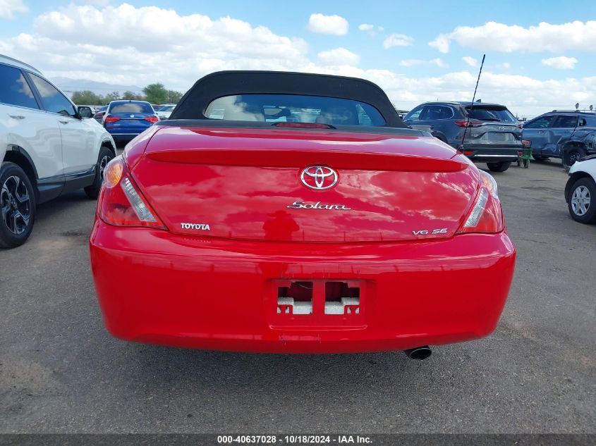 2006 Toyota Camry Solara Se VIN: 4T1FA38P66U092108 Lot: 40637028