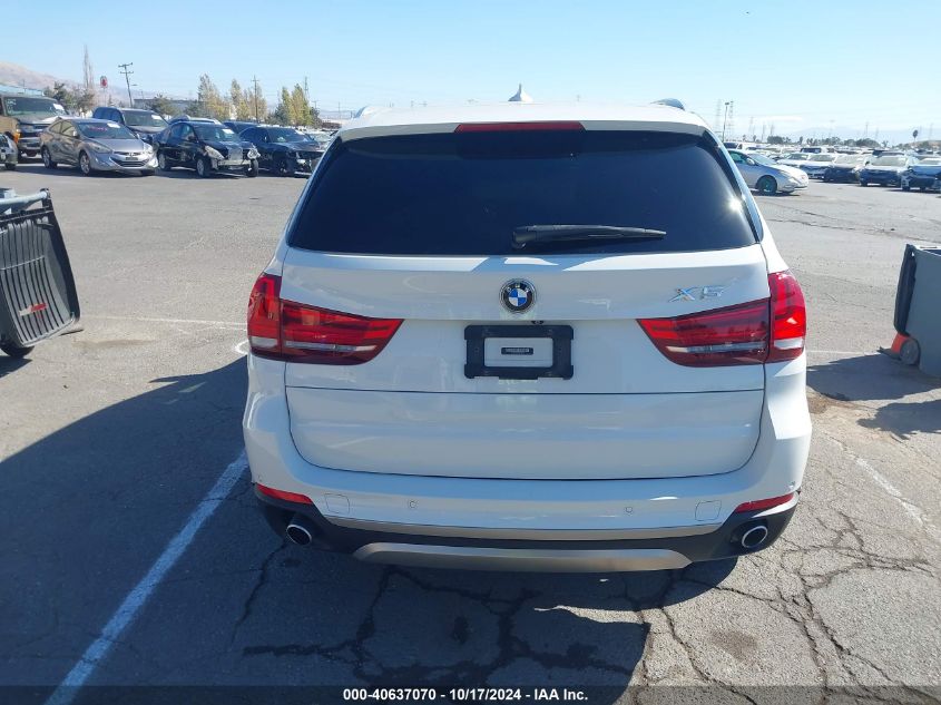 2016 BMW X5 xDrive35I VIN: 5UXKR0C57G0U08736 Lot: 40637070