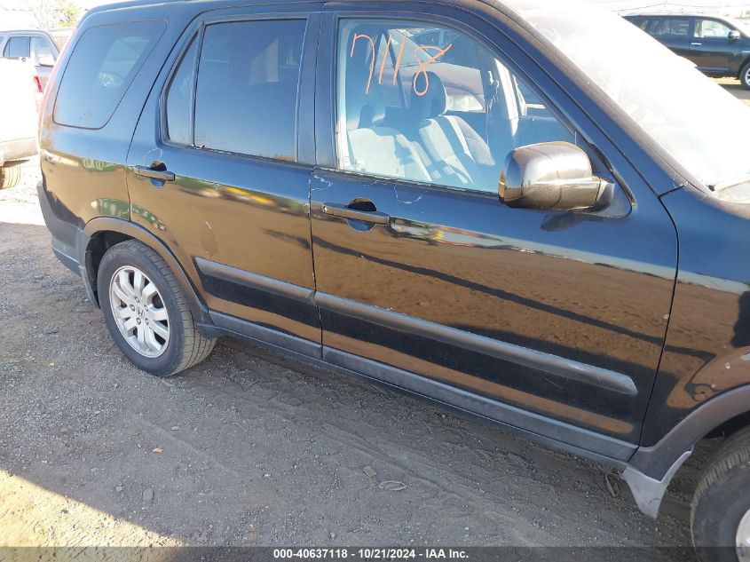 2006 Honda Cr-V Ex VIN: SHSRD78806U431374 Lot: 40637118