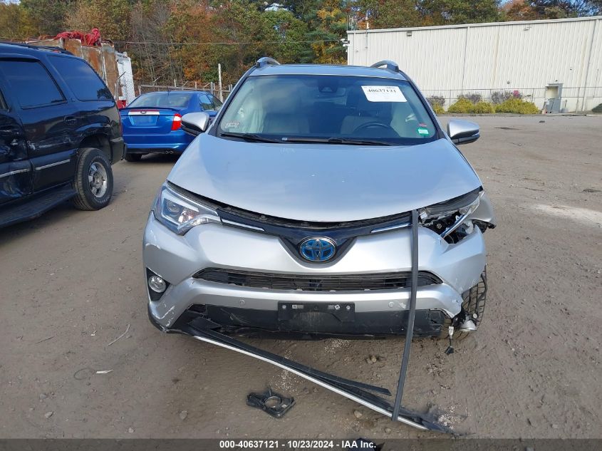 2016 Toyota Rav4 Hybrid Limited VIN: JTMDJREV0GD041528 Lot: 40637121