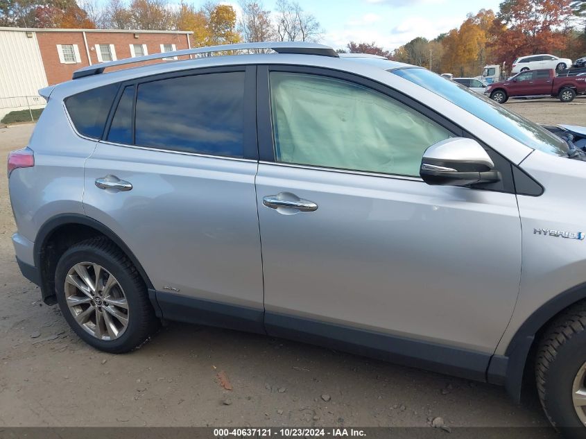 2016 Toyota Rav4 Hybrid Limited VIN: JTMDJREV0GD041528 Lot: 40637121