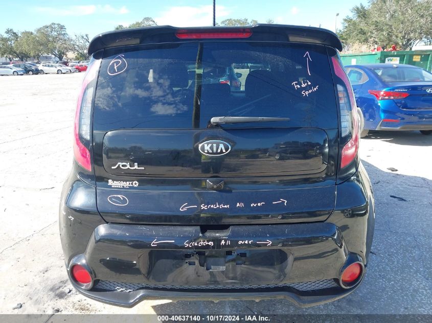 2016 Kia Soul + VIN: KNDJP3A51G7362965 Lot: 40637140