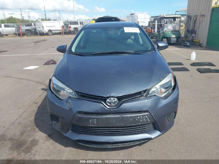 2016 Toyota Corolla Le VIN: 5YFBURHE2GP438150 Lot: 40637164