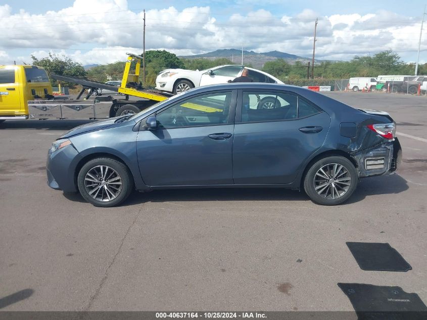 2016 Toyota Corolla Le VIN: 5YFBURHE2GP438150 Lot: 40637164