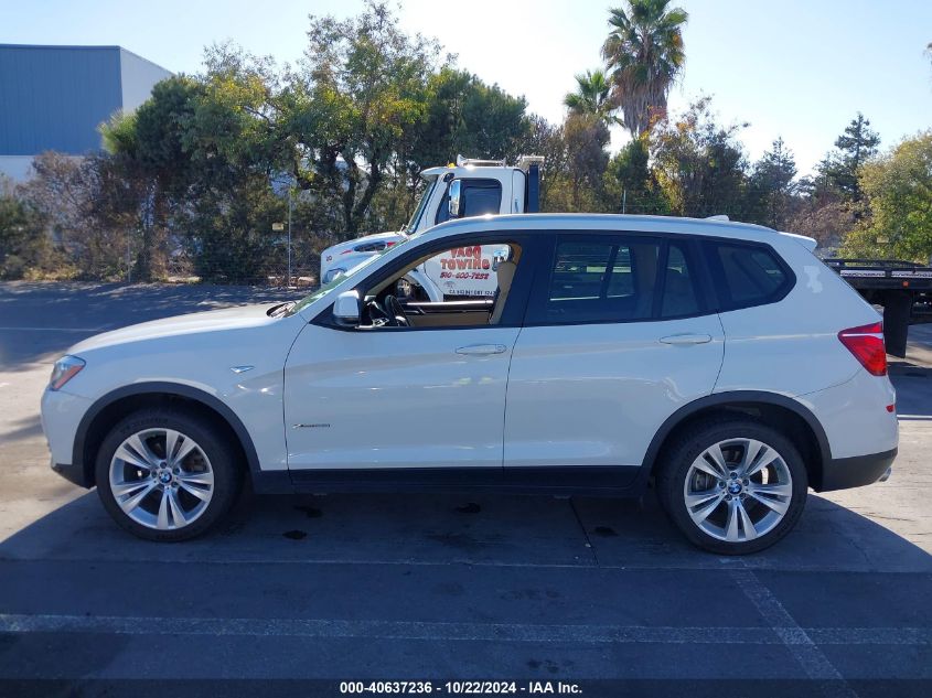 2015 BMW X3 xDrive28I VIN: 5UXWX9C57F0D51435 Lot: 40637236