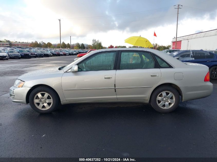 2001 Toyota Avalon Xl VIN: 4T1BF28B81U141848 Lot: 40637252