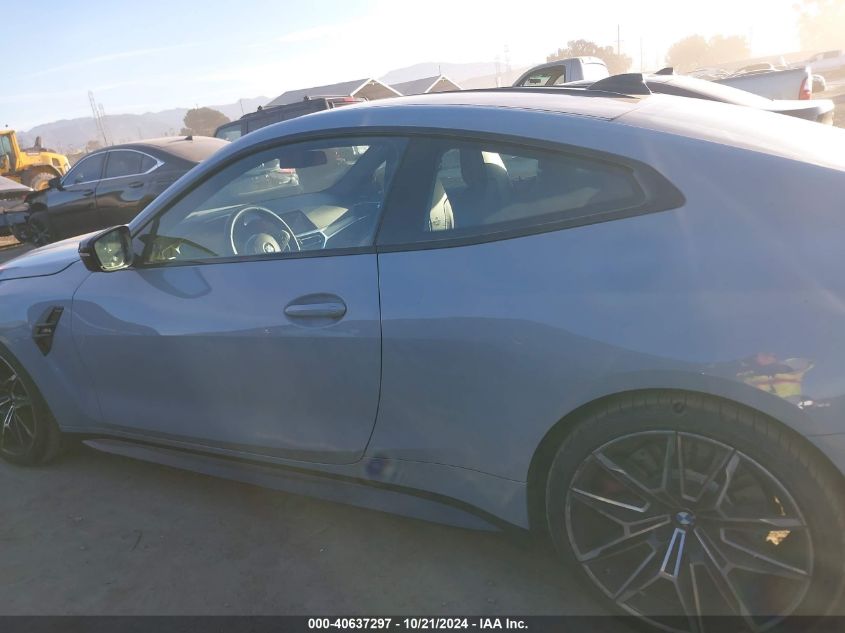 2022 BMW M4 VIN: WBS53AZ09NCJ13322 Lot: 40637297