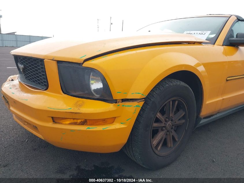 2007 Ford Mustang V6 Deluxe/V6 Premium VIN: 1ZVFT84N675276408 Lot: 40637302