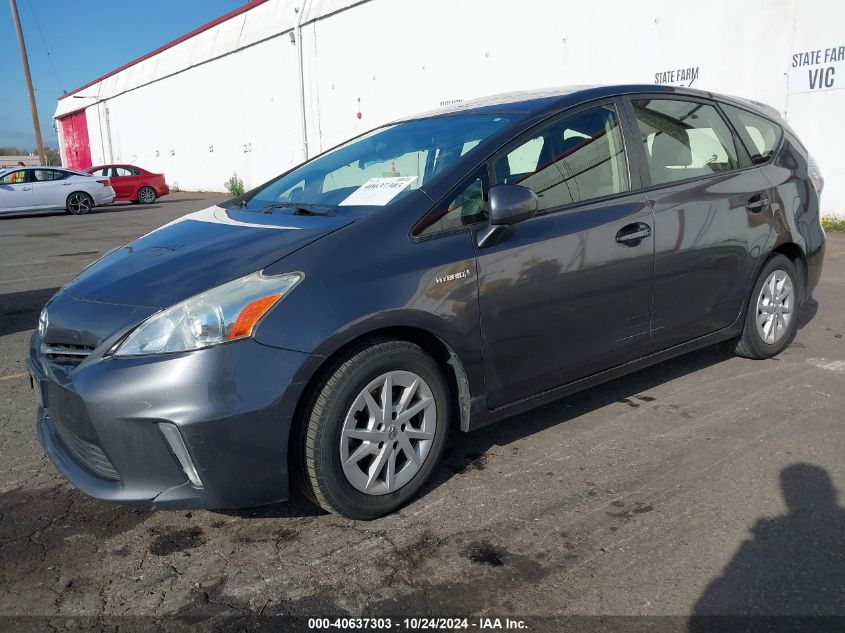 VIN JTDZN3EUXEJ011451 2014 Toyota Prius, V Three no.2