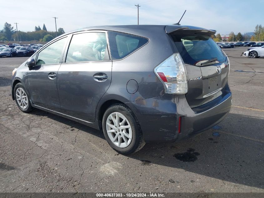 VIN JTDZN3EUXEJ011451 2014 Toyota Prius, V Three no.3