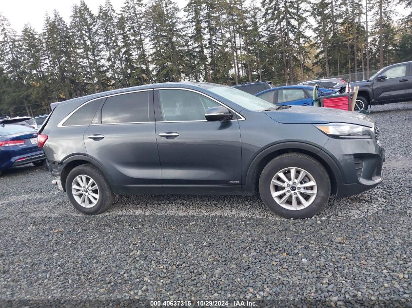 2020 Kia Sorento 3.3L Lx VIN: 5XYPGDA56LG619180 Lot: 40637315