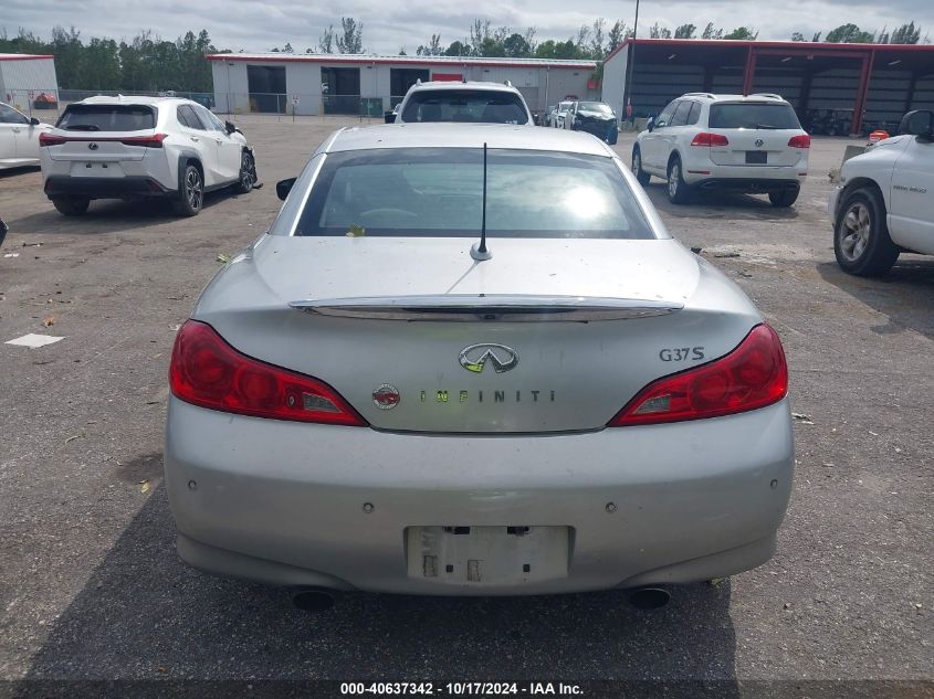 2010 Infiniti G37 VIN: JN1CV6FE7AM354129 Lot: 40637342