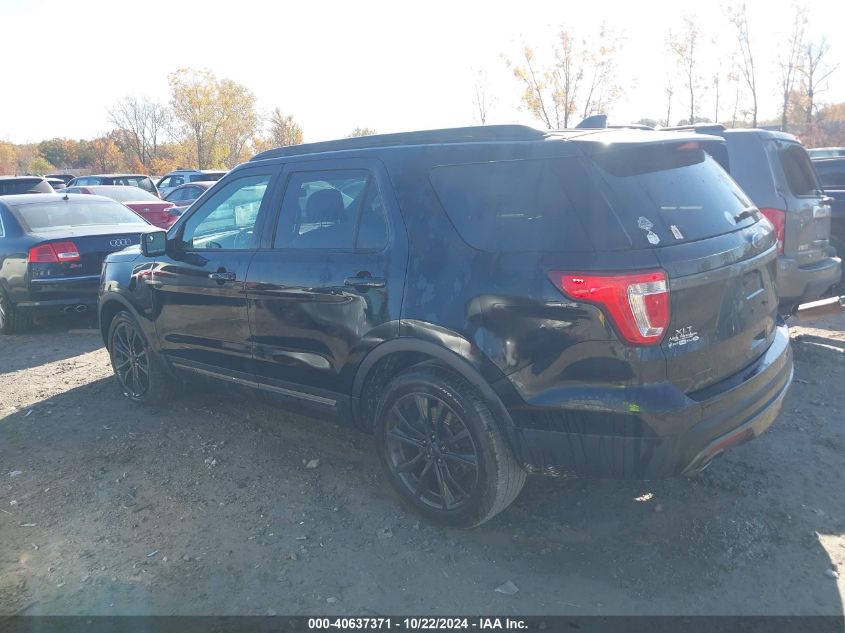 2017 Ford Explorer Xlt VIN: 1FM5K7D87HGD83863 Lot: 40637371