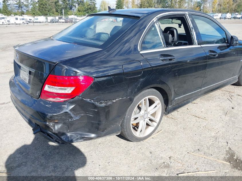 2012 Mercedes-Benz C 250 Luxury/Sport VIN: WDDGF4HB7CR216637 Lot: 40637386