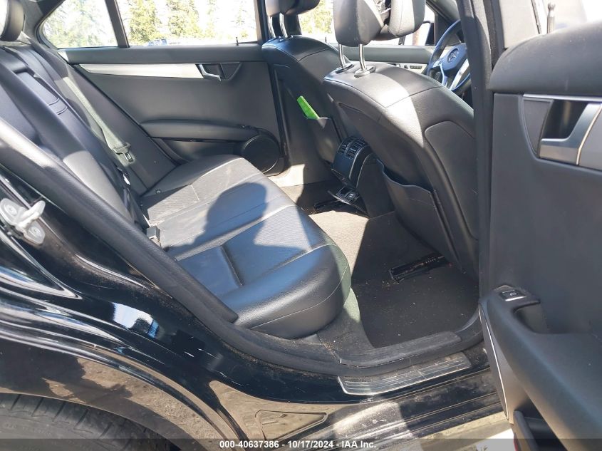 2012 Mercedes-Benz C 250 Luxury/Sport VIN: WDDGF4HB7CR216637 Lot: 40637386