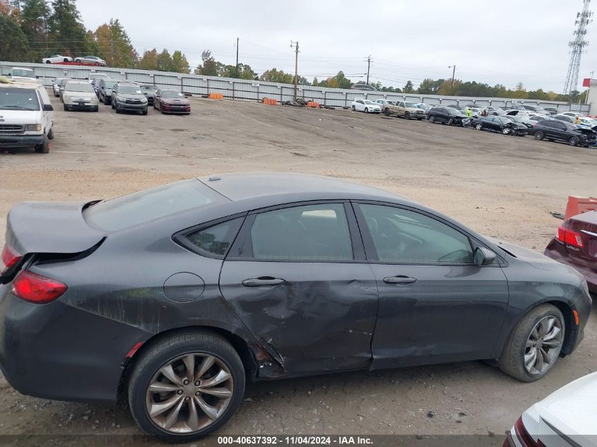 2015 Chrysler 200 S VIN: 1C3CCCBB1FN757252 Lot: 40637392