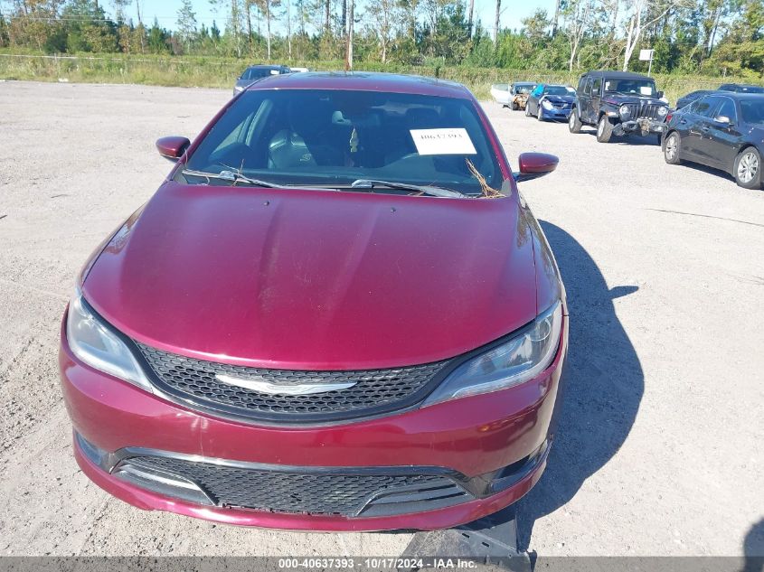 2015 Chrysler 200 S VIN: 1C3CCCBB2FN689270 Lot: 40637393