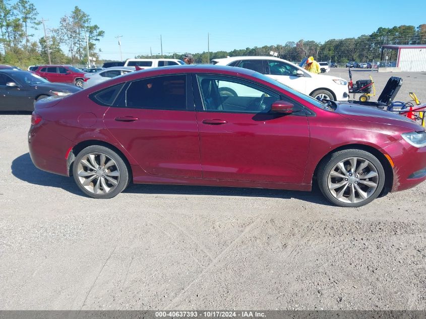 2015 Chrysler 200 S VIN: 1C3CCCBB2FN689270 Lot: 40637393