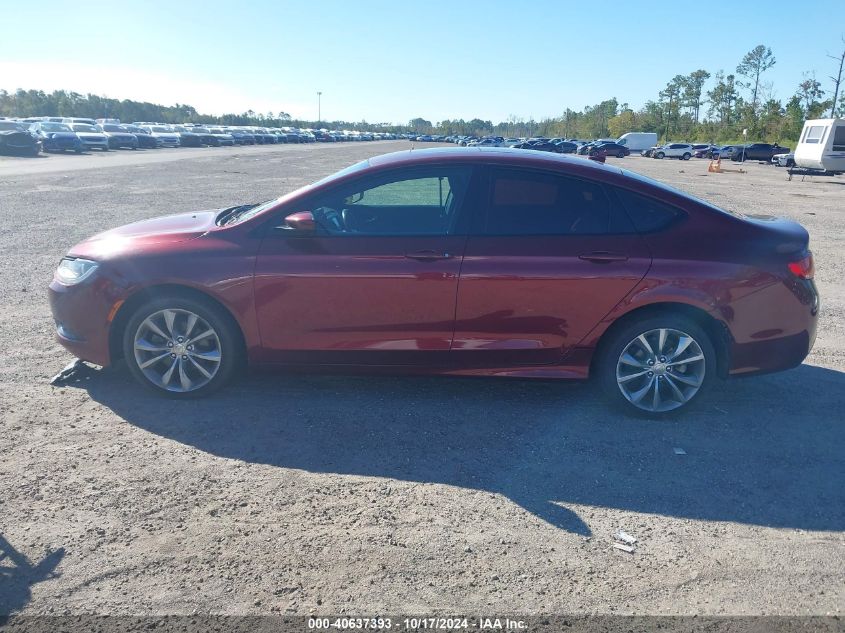 2015 Chrysler 200 S VIN: 1C3CCCBB2FN689270 Lot: 40637393