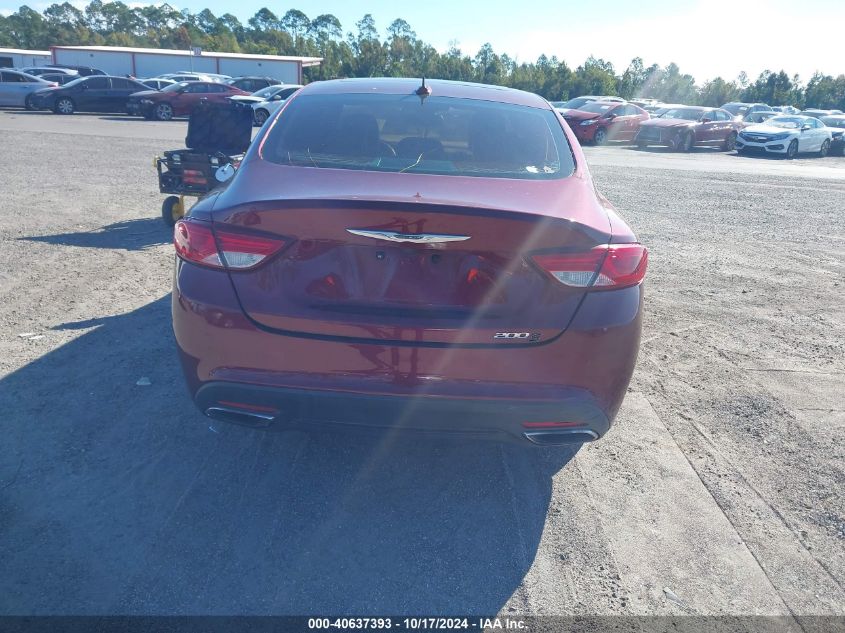 2015 Chrysler 200 S VIN: 1C3CCCBB2FN689270 Lot: 40637393