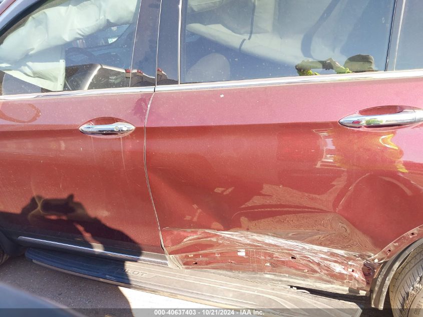 2022 Honda Pilot Touring VIN: 5FNYF5H92NB013360 Lot: 40637403